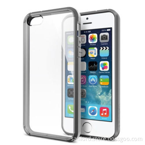 2-in-1 Cases for iPhone, Made of TPU Frame + Acrylic Back Cover